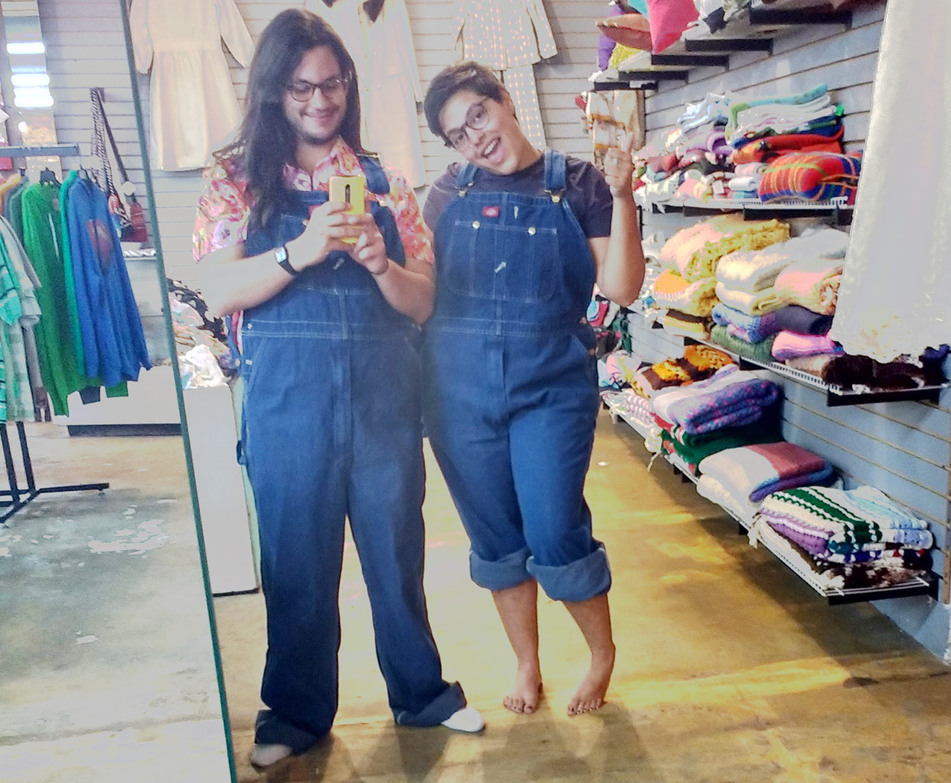 A shack made of debris