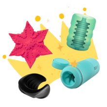 a bunch of strokers over a sparkly crown